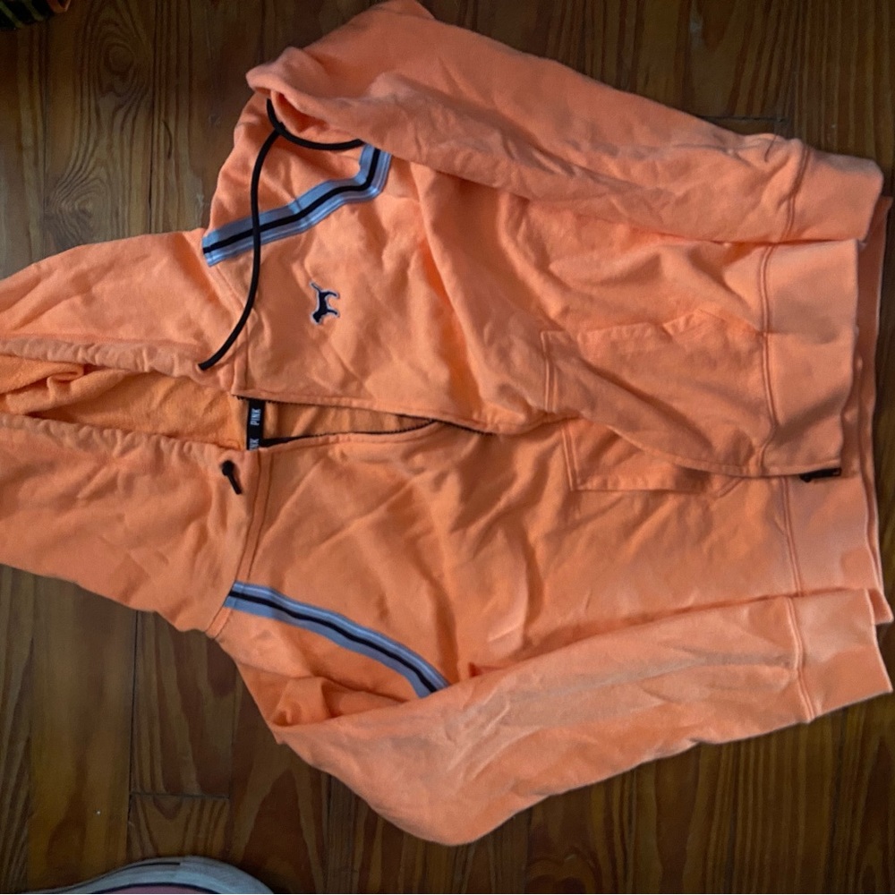 PINK full zip hoodie
